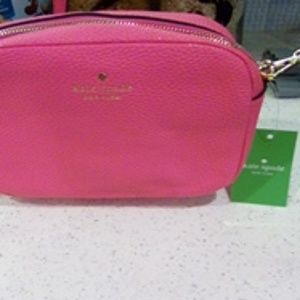 New w tag kate spade pink crossbows bag purse!